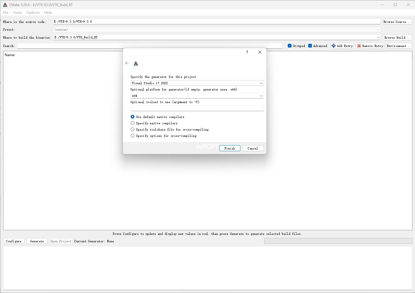 Qt + VTK 制作的3D点在坐标轴中显示软件(一):VTK的编译及如何在Qt中配置